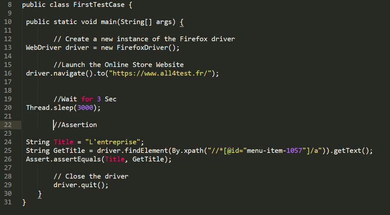 test logiciel Agilitest VS Selenium